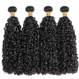 Indian Kinky Curly Bundle for Hairs Extensions - Black Hair, Natural Texture, Suitable for Various Looks raw