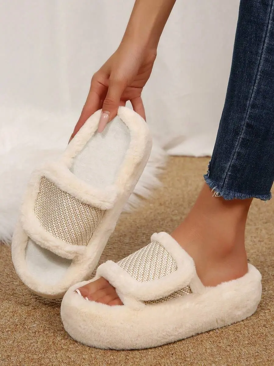 Mysoft Women's Plush Slippers, Soft Warm Winter Shoe, Womensfashion Sandals Slippers for Women, Cozy Indoor Bedroom Footwear, Ideal Valentine's Day Gift Mysoft Women's Plush Slippers, Soft Warm Winter Shoe, Womensfashion Sandals Slippers for Women, Cozy Indoor Bedroom Footwear, Ideal Valentine's Day Gift