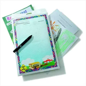 Hammond and Stephens 082125 Kids At Work Reusable School And Homework Envelope - Pack 100