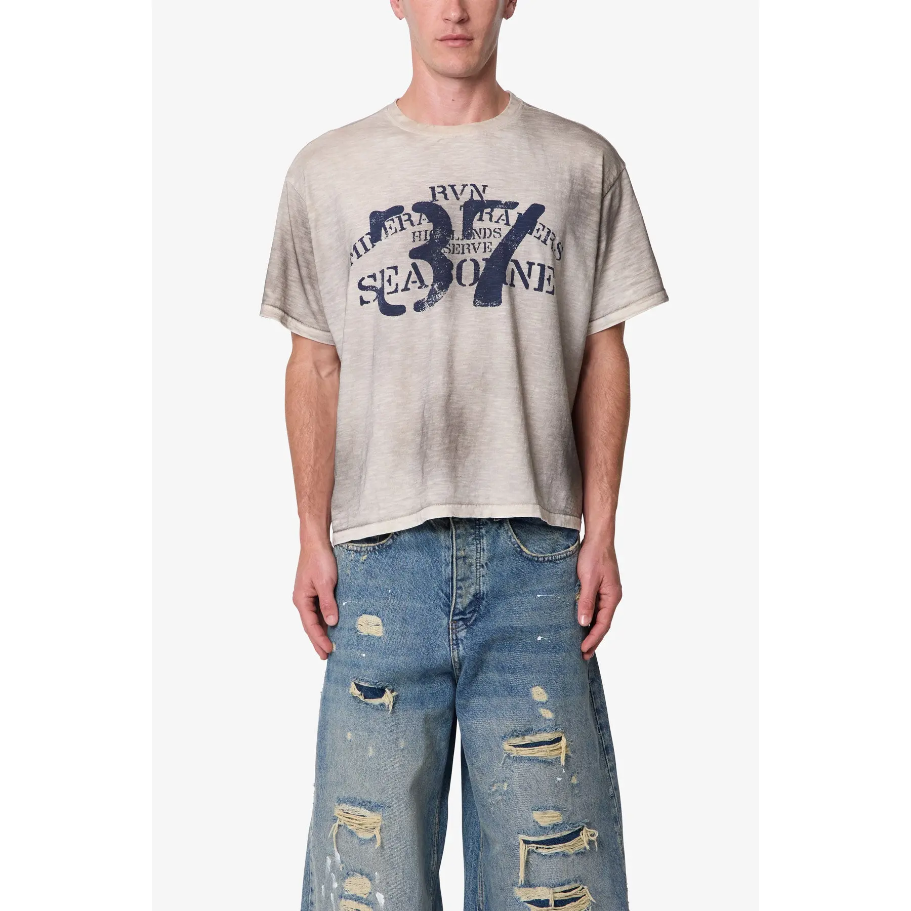 mnml Military Slub Tee - Off White