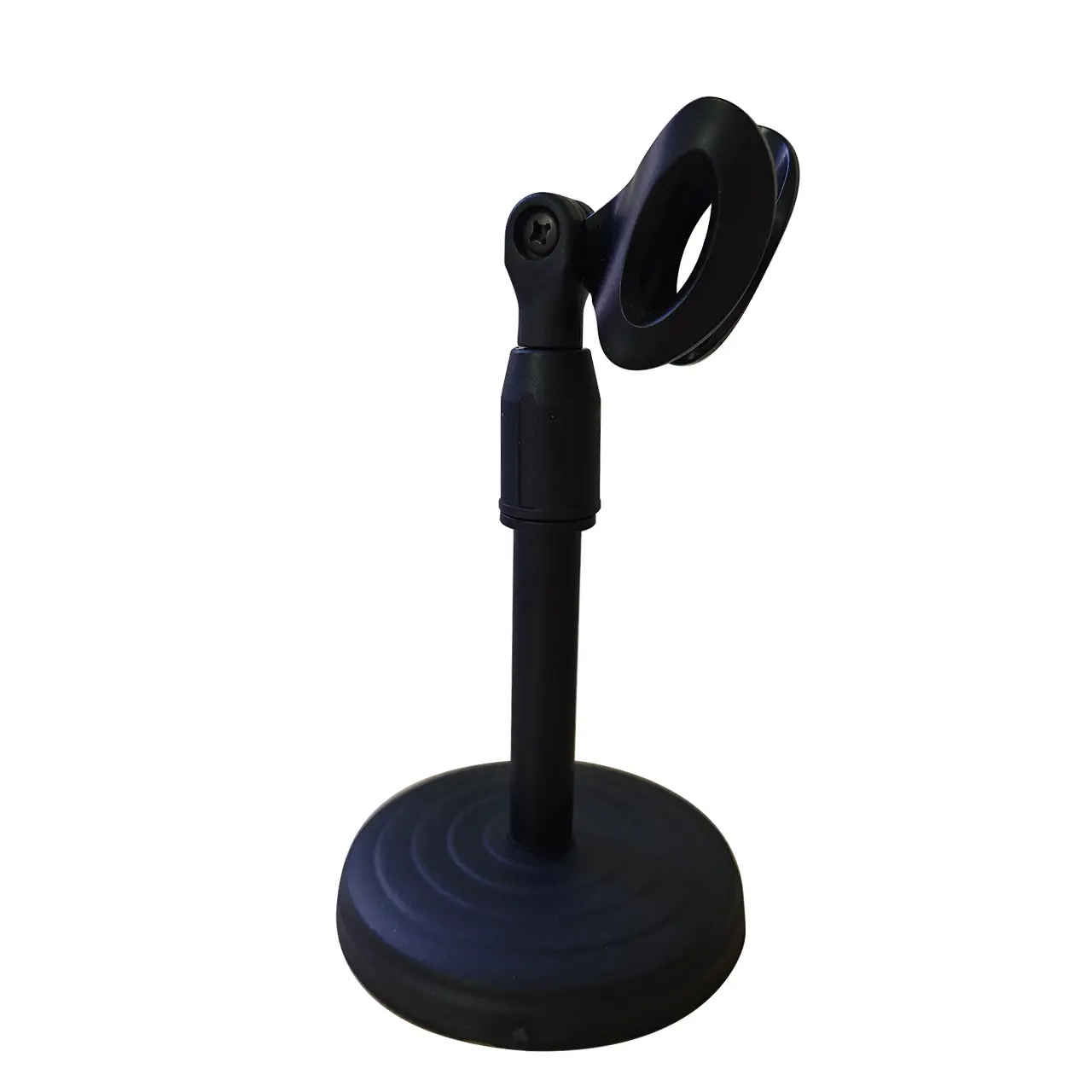 Desktop Microphone Stand, Audio Equipment, Adjustable Height, Telescopic Stand, Non-Slip Base, Durable Design, Ideal for Home & Office Use, Easy Assembly