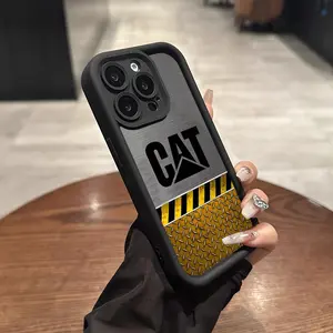 Caterpillar Cat Phone Case for iphone 17 16 Air 15 14 Pro Max Plus soft shell Protective Cover