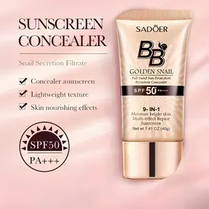 Weekly PicksHigh-coverage waterproof snailBBcream matte finish,long-lasting moisturizing andoil control, creates a naturalmakeuplook,refreshing and non-greasy, perfect formakeupbeginners, a great gift for Mother'sDay,Christmas,and Valentine's Day.