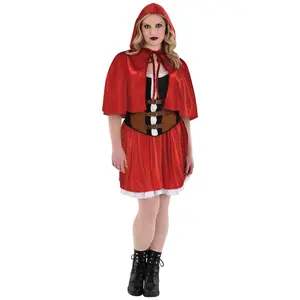 Women's Rebel Red Riding Hood Halloween Costume