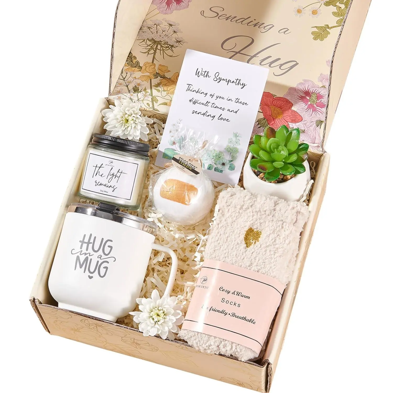 Sympathy Gift Baskets Sympathy Gifts for Loss of Loved One Dad Mom Sister Friend Bereavement Condolences Gift Basket Grief Grieving Gifts Sorry for Your Loss Care Package
