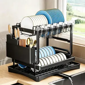 Sturdy Stainless Steel Kitchen Storage Drain Rack