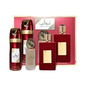 (3pc Gift Set) Ameerat Al Arab by Lattafa 3.4oz EDP + 50ml Hair Mist + 200ml Body Spray