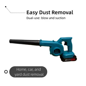 Cordless Leaf Blower With Battery, For Fast Yard Cleanup, And Patio Debris Clearing, 2-in-1 Lightweight Design For Easy Leaf Removal And Garden Cleanup, Lightweight For Quick Deck, Patio, And Sidewalk Cleanup, With Concentrator Nozzle