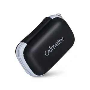 Pulse Oximeter Storage Bag, Universal Zipper Packaging Box, Portable Travel Storage Pulse Oximeter Case, Durable, Lightweight and Convenient Design