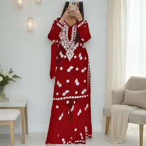 Lady's Premium Breathable Rayon Fabric Ethnic Kurti Sharara Set - Fully Stitched, Embroidered, Matching Casual Wear Outfit