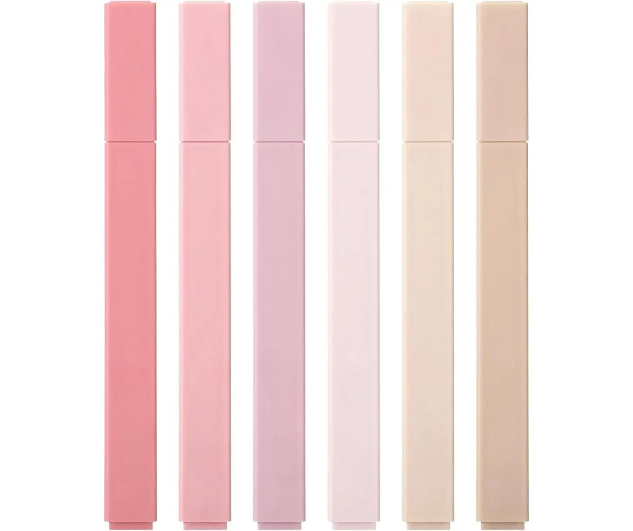 [New Deal] 6 pcs, Aesthetic Highlighters, Vintage Colors, No Bleed Bible Highlighter Pastel, Highlighters Assorted Colors, Cute Highlighters Marker Calligraphy, Marker Highlighter, Chisel Tip