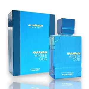 Al-Haramain Haramain Amber Oud Aqua Dubai Extrait de Parfum, Fresh Unisex Fragrance with UAE Heritage, Unisex Wear - 75 ml (2.54 oz)