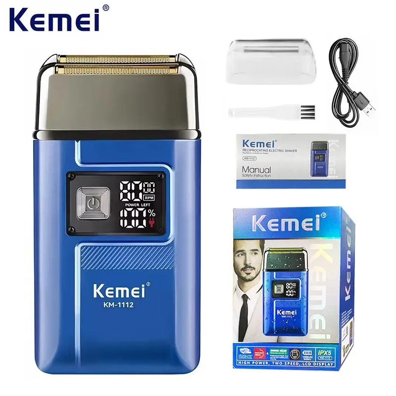 2 in 1 Electric Shaver, 1 Box IPX5 Waterproof Beard Trimmer, Wet and Dry Use Beard Shaver, USB Chargeable Safety Razor for Men, Men's Grooming Tool, Cordless Waterproof Shaver, Portable Shaver
