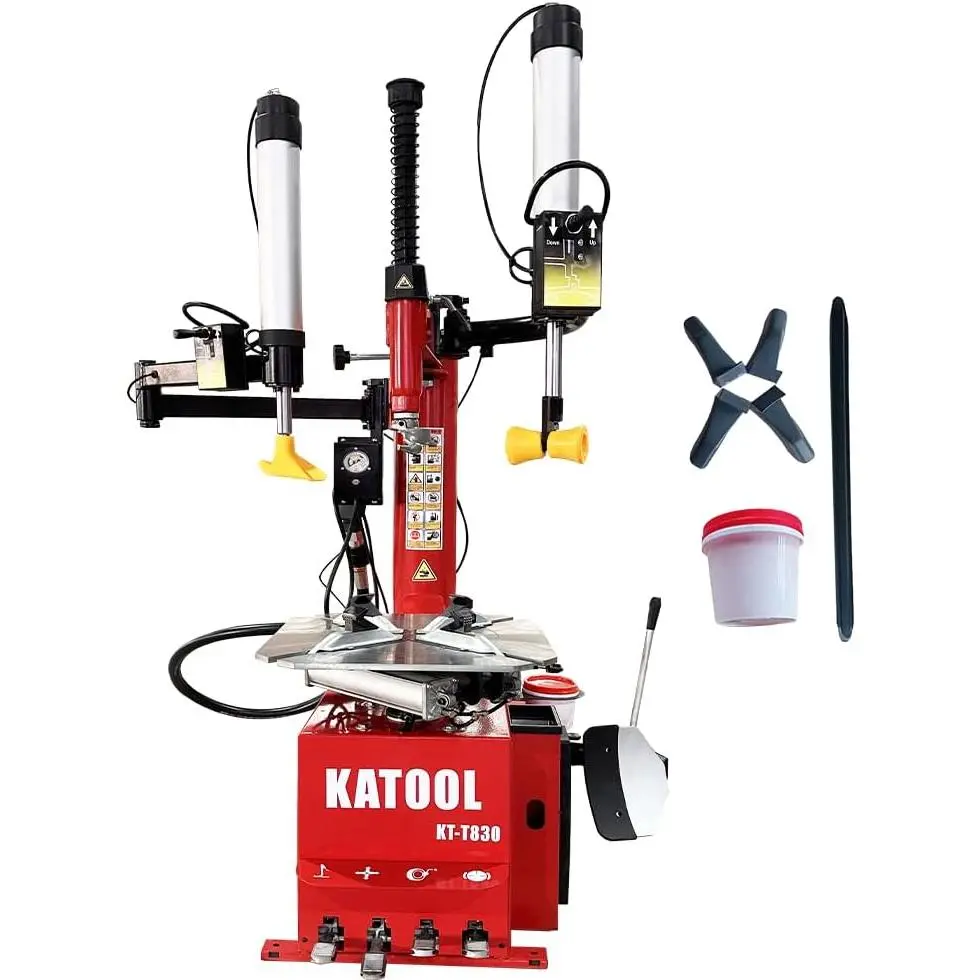 2.0HP Tire Changer Machine with Bead Blaster Rim Clamp 14"-24" φ8 Inch Cylinder KT-T830W Tire Changer Wheel Changers Machine (KT-T830W)