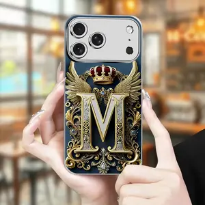 Gorgeous Luxury Monogram M Anti-Stain Durable Straight TemperedGlass Case for lphone Models 17 Pro Max/17Pro/17/17Air/16/16Pro/16Promax/16Plus/15/15Plus/15Pro/15Promax14/14Plus/14Pro/14Promax,13/13Pro/13Promax, 12/12Pro/12Promax11/11Promax, XR/XS/XSMAX