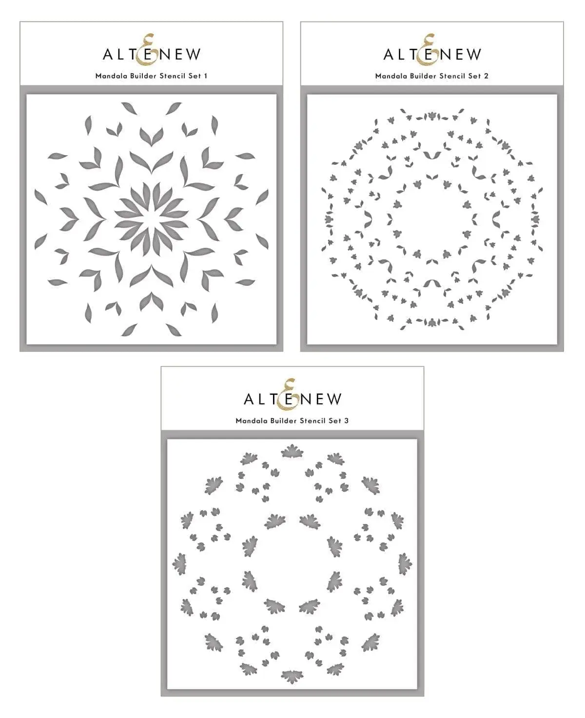 Mandala Builder Stencil Set (3 in 1)