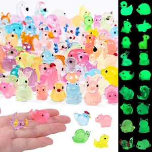 160 count Mini   Luminous    Figures to  35 Types Variety Mini  Ducks for Easter Basket Supplies  Landscape Aquarium Decor Fairy Garden Dollhouse Accessories