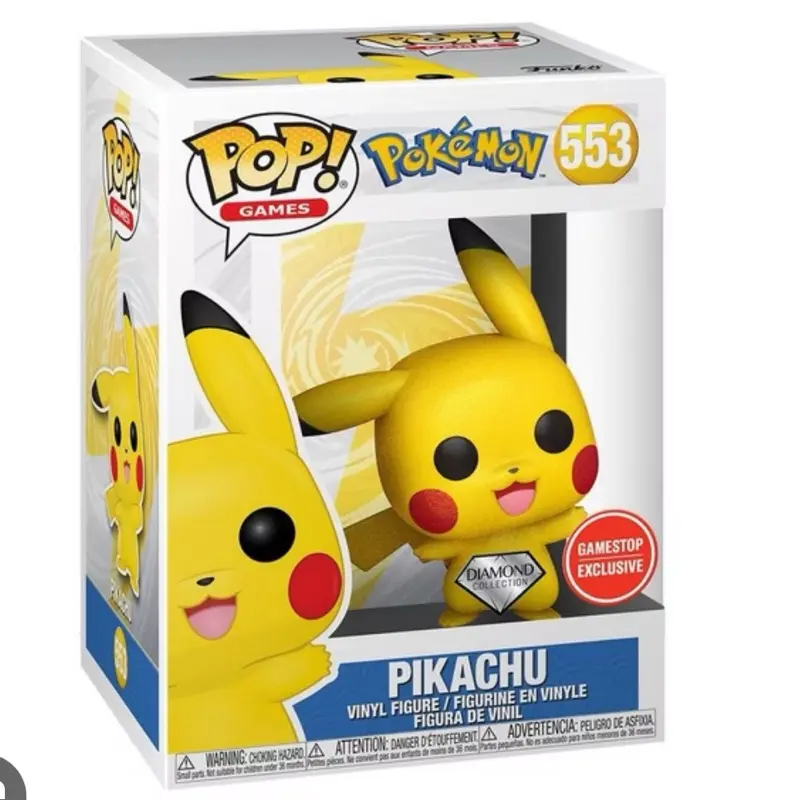 Funko Pop! Pikachu 553 GameStop Exclusive Diamond Collection