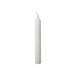 6" White Taper Candle for Spiritual Growth, Purity, Peace, Harmony, Truth, etc.