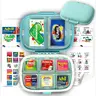 8 Slot Durable Compact Case to OrganizeTravel Essentials Portable Travel Pill Organizer Holder with Stickers