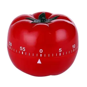 Home Collection Tomato Kitchen Timer 60-Minute Mechanical Timer