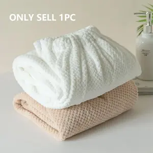 1Pcs Coral Fleece Bath skirt, Ultra-Soft Women's Wrap-Up Towel - Adjustable, Wearable Bath skirt, Quick-Drying and Absorbent, Suitable for Shower, Spa, Sauna, Beach, and Gym - Versatile Solid Color Super Absorbent Towel