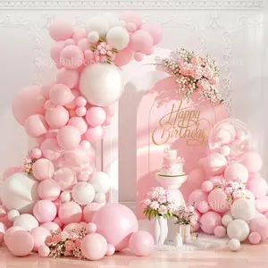 143 Piece /blue Macaron Balloon Garland Set, Ideal for Baby Showers, Birthday Parties, Weddings, Valentine's Day, Store Displays