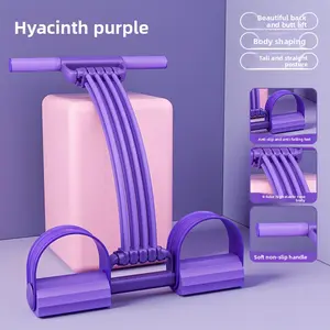 8-Pack Resistance Bands Set for Women, Foot Pedal Exercise Bands with Handles, Portable Home Gym Equipment for Legs Glutes Shoulders Back Training, Toning and Strength Building