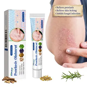 Psoriasis Cream, Natural Herbal Ointment for Eczema & Dermatitis, Instant Itch Relief, Anti-Fungal Treatment, Soothes Skin Redness and Peeling, 20g