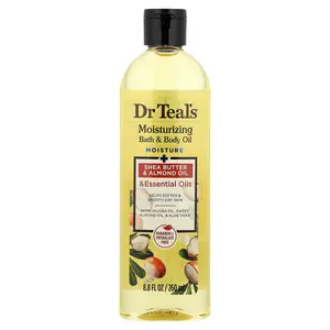 Dr. Teal's Moisturizing Bath & Body Oil, Shea Butter & Almond Oil , 8.8 fl oz (260 ml)
