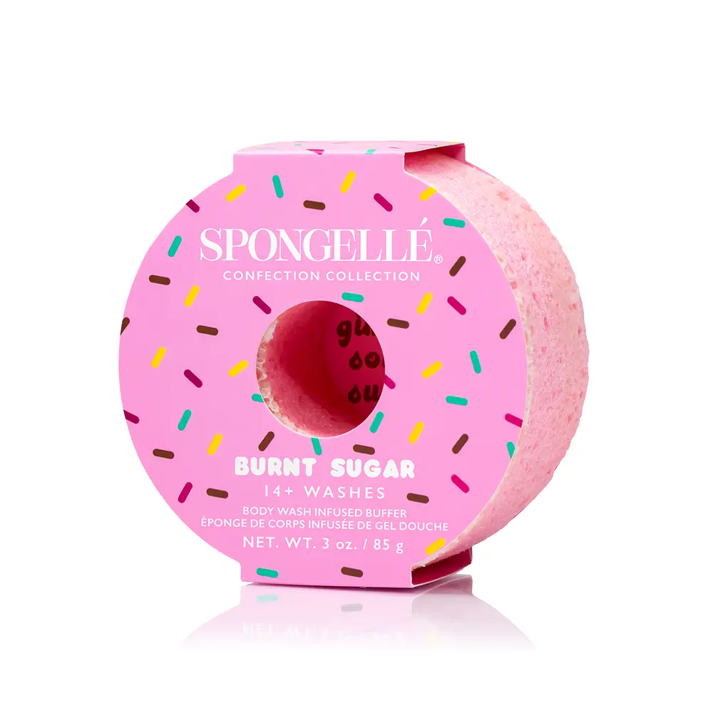 Burnt Sugar | Confection Buffer Body Wash Infused Bath Sponge