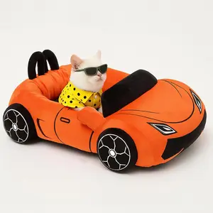 Catails Car Cat Beds , Soft Small Dog Beds,cat house  Washable Pet Beds for Puppy and Kitty, Funny Supercar Shape, Soft pet bed suitable for cats and small dogs 24 Inch pet bed Shaped Beds outdoorfun