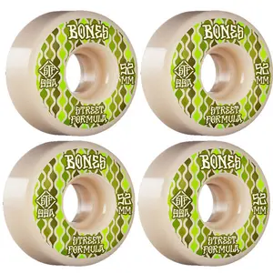 Bones Skateboard Wheels 52mm Retros V2 Locks STF 99A