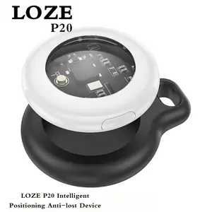 LOZE GPS Tracker (iOS Only) — For Cars & Pets | Compact, Transparent Design | Weather-Resistant Casing | Anti-Loss Device | Supports Apple "Find My" (iOS Only) | No Monthly Fees | IP67 Water-Resistant | Replaceable Battery