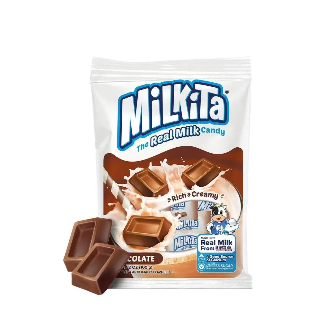 Milkita Real Milk Candy Chocolate Flavor - 100g