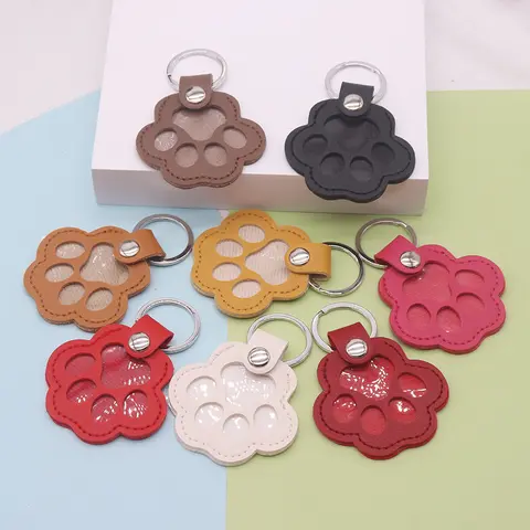 FuRise Pet Hair Keepsake Leather Pouch - 6x6.5 cm Stylish PU Memorial Keychain Pendant, Graduation/Father's Day Gift for Partners, Corporate Events Dog & Cat Hair Storage Charm