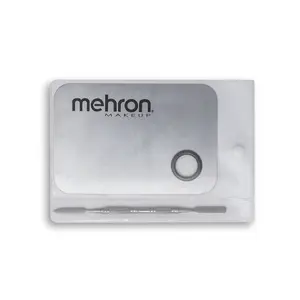Mehron Stainless Steel Artist Mixing Palette with Spatula