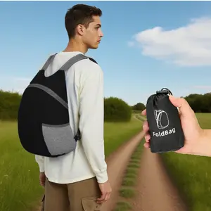 Ultralight and portable foldable backpack for men and women suitable for outdoor activities and sports Sturdy and durable easy to carry