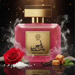 Bint Paris Eau de Parfum 100ml by Abyat- Floral Scent with Salt Ozonic Turkish Rose Praline Amber Xtreme Vanilla Patchouli Tonka Bean