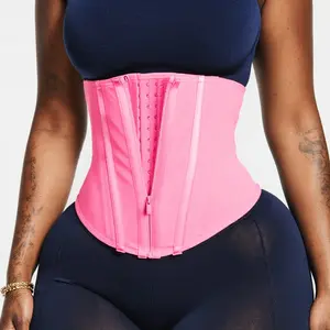 Short Torso Waist Trainers for Women tummy control shaper Faja Fajas Colombianas Girdle Waist Cincher Tummy Control Adjustable Underbust Firm High Waisted Shapewear Bodysuit Corset Fajas Para Mujer Womenswear body shapewear