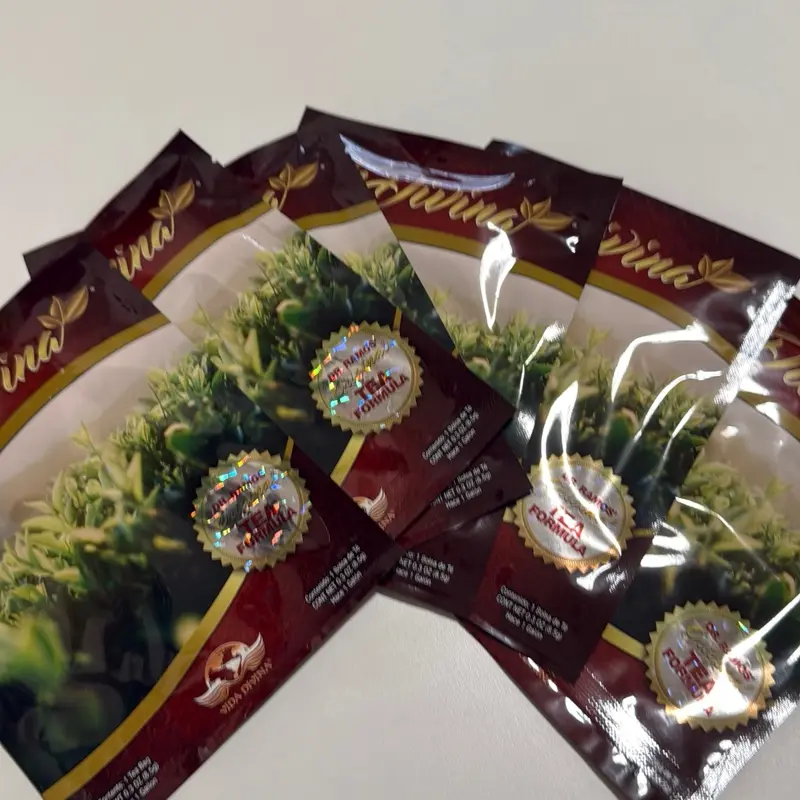 Vida Divina Te Divina - Herbal Tea with 12 Herbs & Reishi - No Caffeine - Amber Color - 6 Sachets per Pack - Buy 4 Get 6 - Natural Beverage Drink