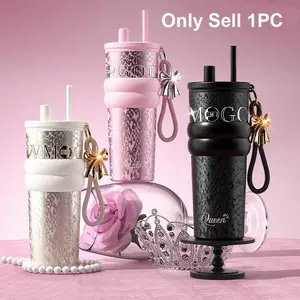Insulation Stainless Steel Tumbler with Lid and Straw, Vacuum Insulated Tumbler, Classic Tumbler, Insulated Iced Coffee Cup, Reusable Stainless Steel Water Bottle, Portable Travel Coffee Mug, Leak Proof for Hot and Cold, Gifts for Mom, Bestie, Sister