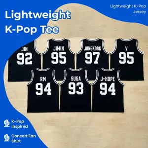 2026 Tour-Inspired K-Pop Mesh Jersey – Lightweight Shirt for Music Fans & Concert Wear NEW
