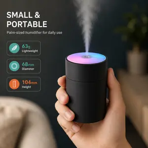 Aromatherapy Essential Oil Diffuser Humidifier with Color-Changing Night Light, Home Bedroom Humidity Control & Fresh Mist Atmosphere, Relaxing Home Device led lamps