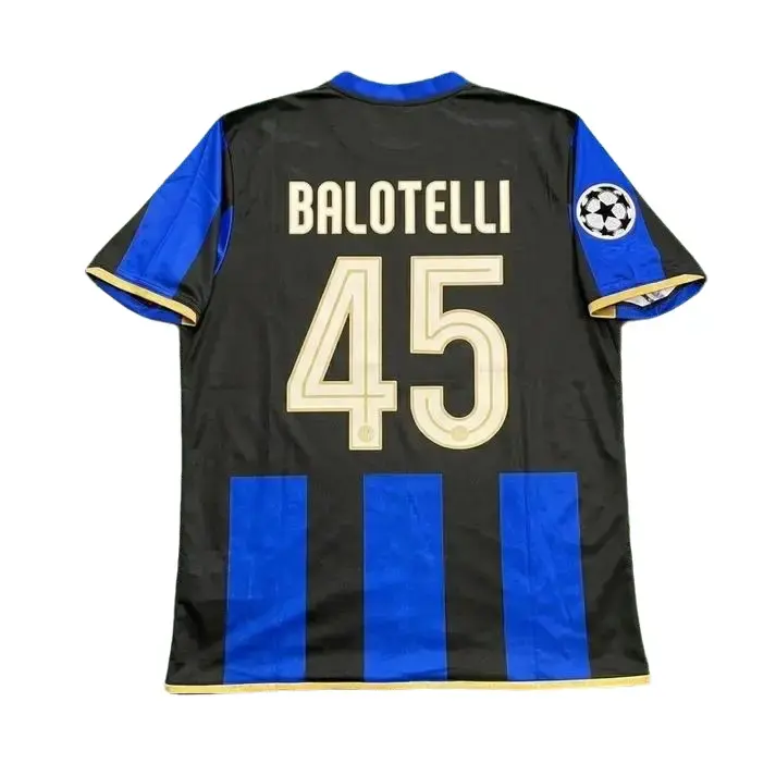 #45 Balotelli Home Jersey,Retro 2008-2009 Season