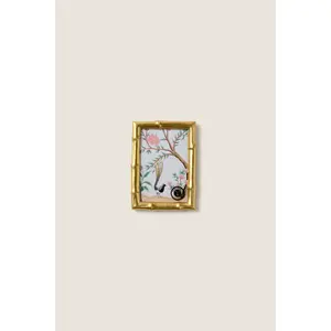 4x6 Gold Faux Bamboo Frame