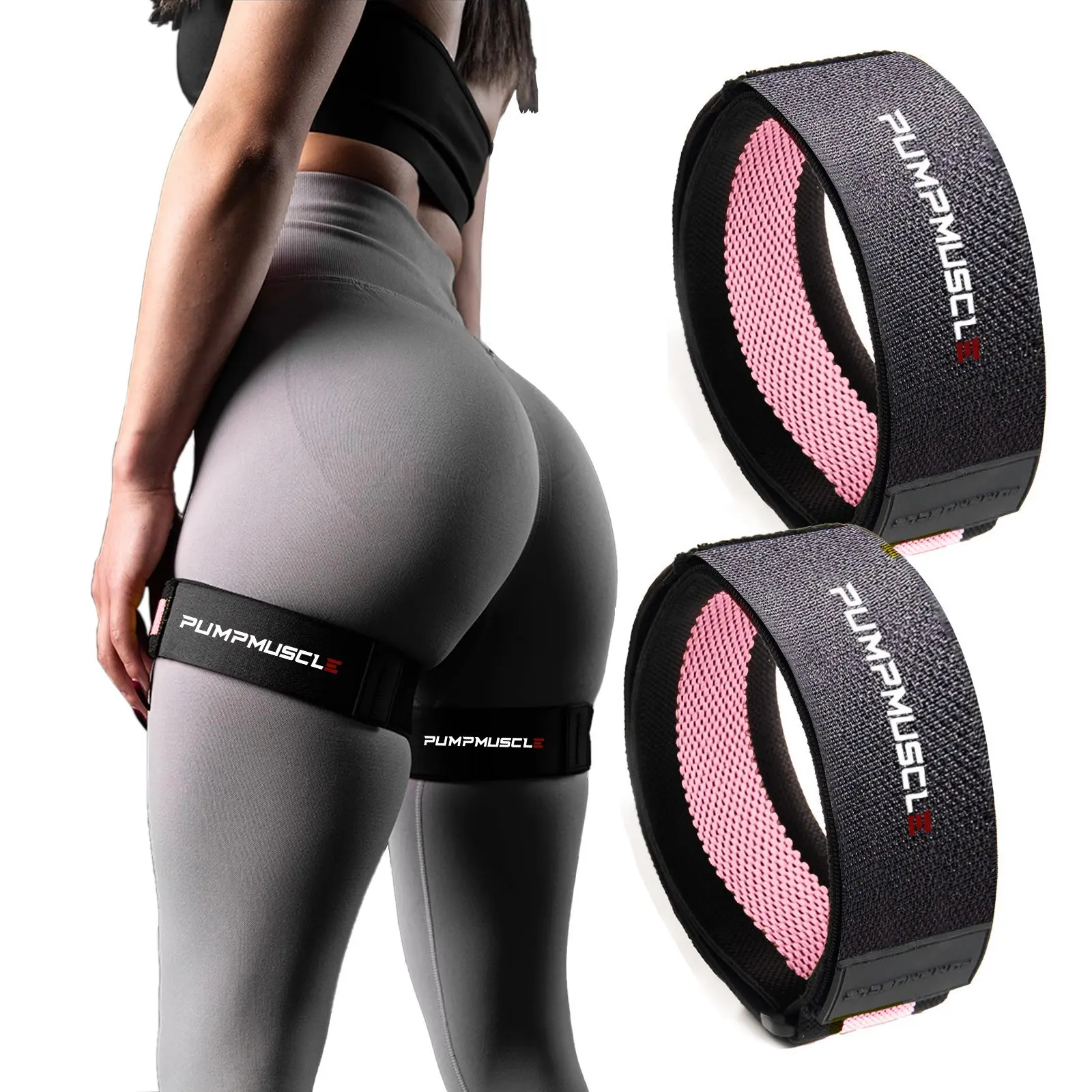 1 pair Occlusion Resistance Bands for Exercise, Quick-Release Elastic Strap, Gain Muscle Without Heavy Weights, Ideal for Butt, Thigh, Arm Workouts