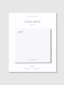 Urgent Sticky Notes | Refreshed Design