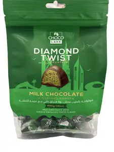 Chocolake Diamond Twist – Kunafa Pistachio Milk Chocolate 450g Packet | Premium Dubai Dessert