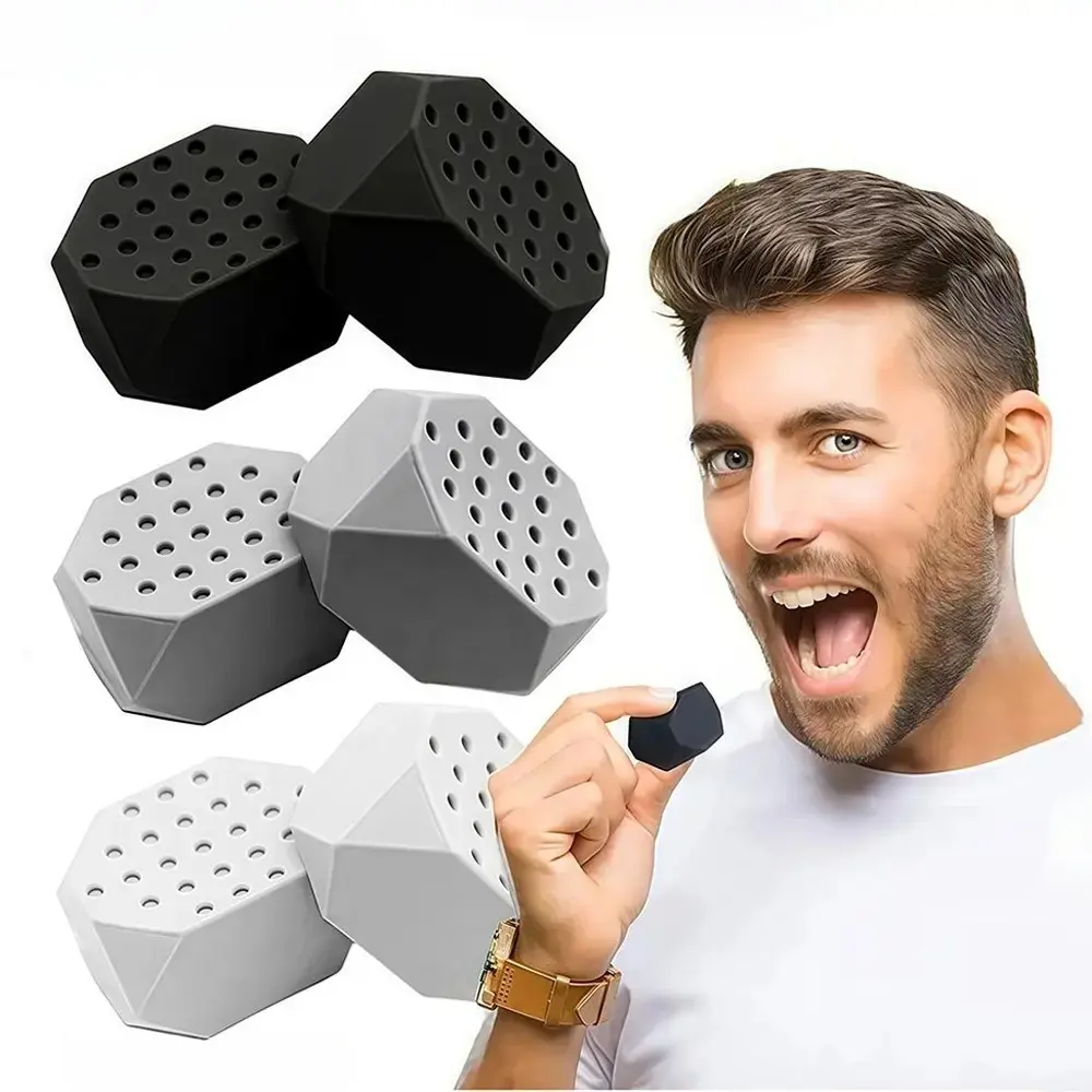 Silicone Jawline Exerciser, 6 Counts/box Jawline Muscle Training Ball, Facial Chewing Muscle Training, Stress Relief Face Fitness Ball, Fitness Equipment for Home Gym, Face Sculpt Tool, Jawline Shaper, Jaw Enhancer, Facial Tools